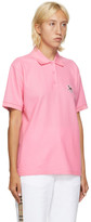 Thumbnail for your product : Burberry Pink Deer Print Polo