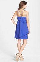 Thumbnail for your product : Halston Draped Tier Satin Dress