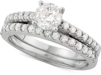 Macy's Diamond Bridal Set (1-1/4 ct. t.w.) in 14k White Gold