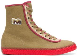 Marni M logo hi-top sneakers