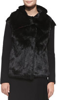 Thumbnail for your product : Nanette Lepore Fur & Ribbed-Knit Jacket