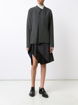 Thumbnail for your product : Narciso Rodriguez Contrast Trim Asymmetric Skirt