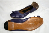 Thumbnail for your product : Marni Purple Leather Ballet flats