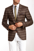 Thumbnail for your product : HUGO BOSS The James Dark Brown Glenplaid Two Button Notch Lapel Wool Blend Blazer