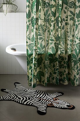Urban Outfitters Allover Jungle Shower Curtain in Green at