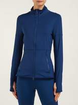 Thumbnail for your product : adidas by Stella McCartney Essential Mesh-panel Performance Jacket - Womens - Blue