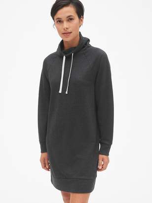 Gap Funnel-Neck Pullover Sweatshirt Dress