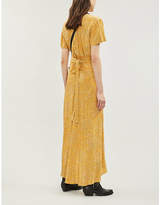 Thumbnail for your product : BA&SH Betina graphic-pattern crepe mini dress