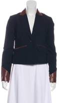 Thumbnail for your product : Elizabeth and James Structured Notch-Lapel Blazer Navy Structured Notch-Lapel Blazer