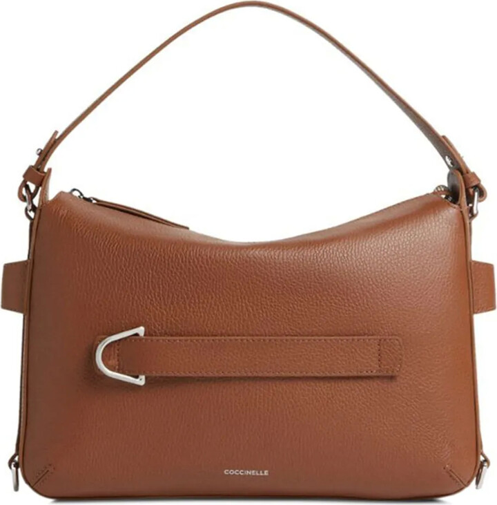 Coccinelle Buckle Strap Shoulder Bag
