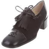 Thumbnail for your product : Chanel CC Fringe-Trimmed Oxfords