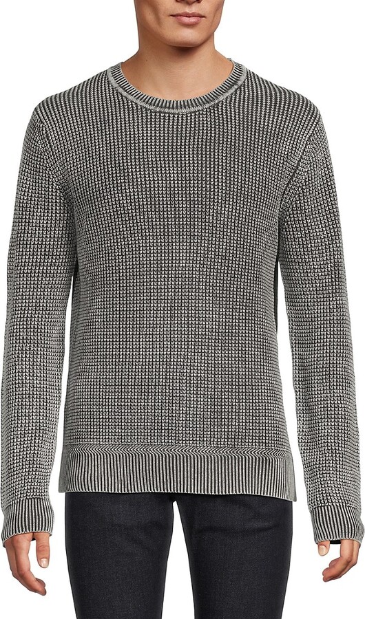 Hunter Textured Cotton Crewneck Sweater