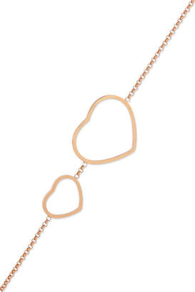 Chopard Happy Hearts 18-karat Rose Gold Diamond Necklace