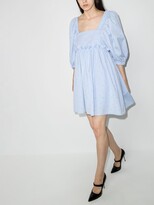Thumbnail for your product : BROGGER Pernille puff-sleeve minidress