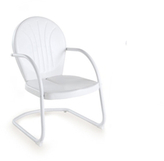 Thumbnail for your product : Crosley White Griffith Metal Chair