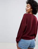 Thumbnail for your product : Brave Soul Grunge Round Neck Jumper
