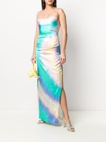 Thumbnail for your product : retrofete Tie-Dye Print Fitted Dress