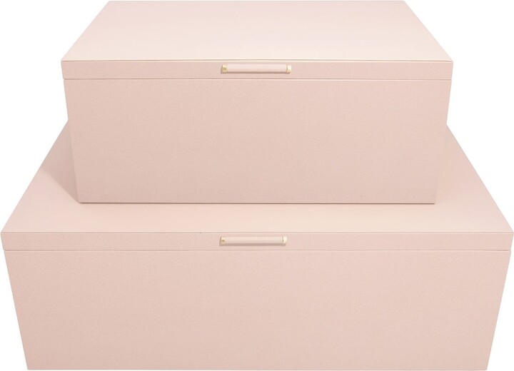 Stackers Women's Pink / Purple Blush Pink Storage Box Set ShopStyle