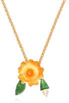 Thumbnail for your product : Dolce & Gabbana Orange Flower Pendant Necklace