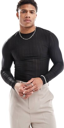 asos mesh top mens