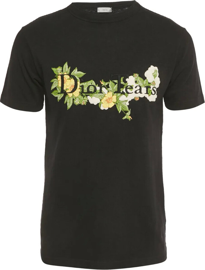 Christian Dior Pre-Owned embroidered cotton T-shirt