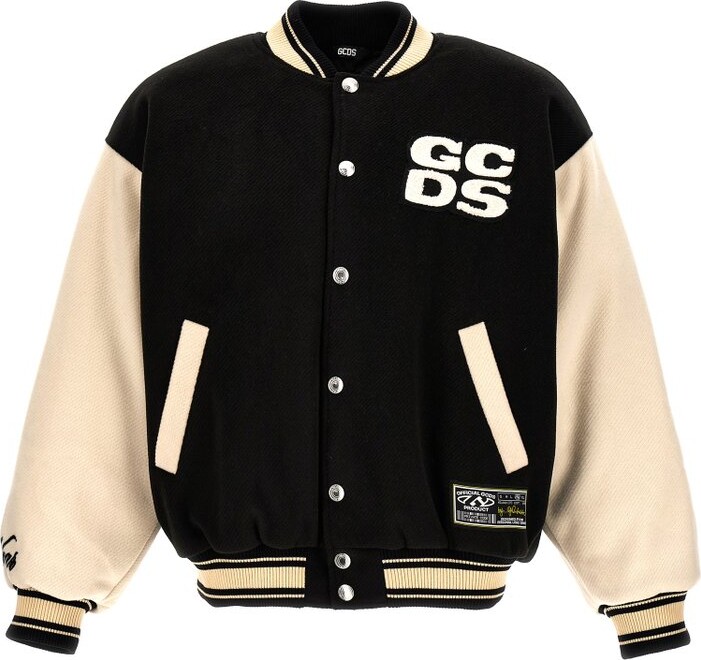 GCDS Two-Toned Long-Sleeved Bomber Jacket ShopStyle