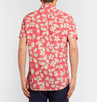 J.Crew Button-Down Collar Floral-Print Cotton Shirt