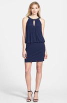 Thumbnail for your product : JS Boutique Beaded Collar Blouson Jersey Dress