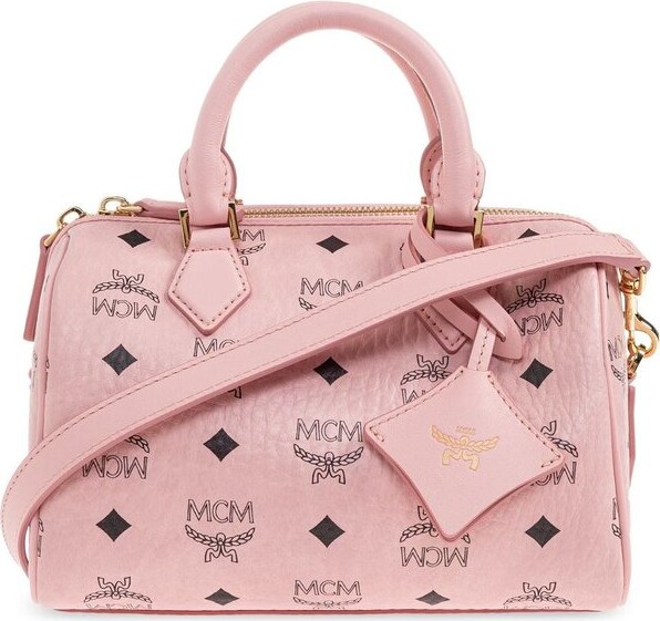 MCM Logo Printed Handbag