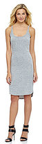 Thumbnail for your product : RD Style Open-Back Marled Tank Dress