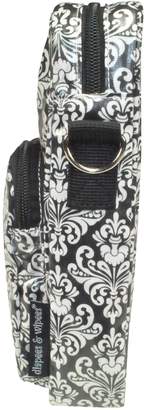 Diapees & Wipees Laminated Hipster Bag in Chic Damask