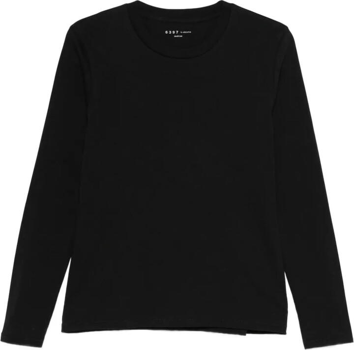 6397 Long-Sleeve Cotton Top