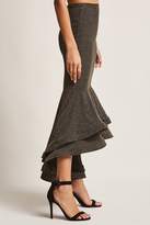 Thumbnail for your product : Forever 21 Metallic High-Low Mermaid Skirt