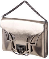 Thumbnail for your product : Reece Hudson Metallic Leather Satchel