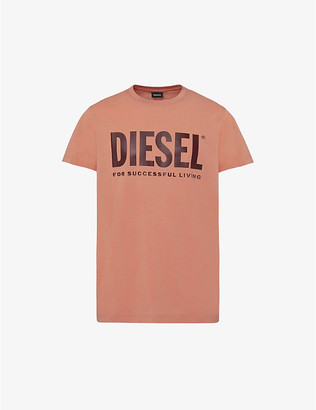 Diesel Logo-print cotton-jersey T-shirt