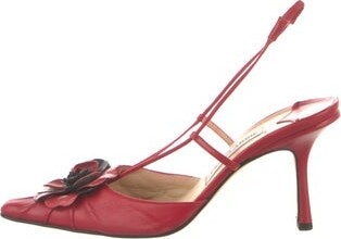 Jimmy Choo Leather Slingback Pumps