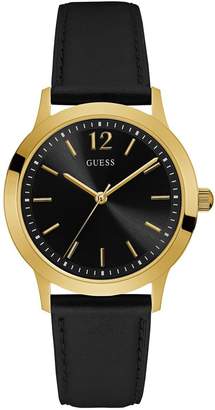 GUESS Men's Slim and Gold-Tone Watch