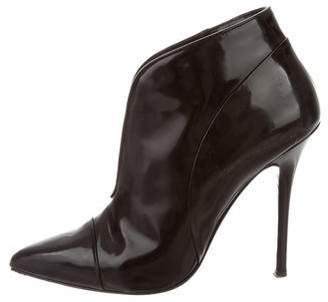 Proenza Schouler Patent Leather Pointed-Toe Booties