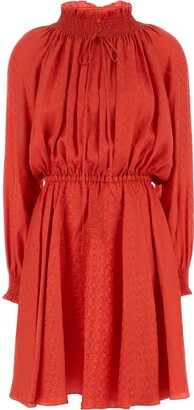 Fendi Layering Color Trims Short Dress - ShopStyle