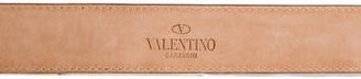 Valentino Patent Leather Logo Belt