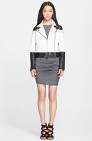 Thumbnail for your product : Haute Hippie Colorblock Leather Jacket