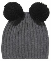 Thumbnail for your product : Helene Berman Double Knit Pom Pom Hat