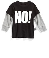 Thumbnail for your product : NUNUNU 'No!' Layered T-Shirt (Baby)