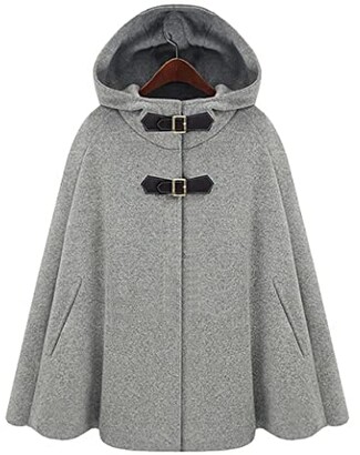 hooded cape jacket