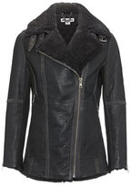 Thumbnail for your product : Whistles Daria Bubbleskin Leather Jacke