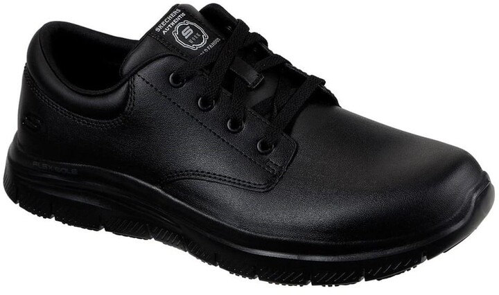 skechers leather shoes mens