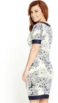 Thumbnail for your product : Coleen Printed Bodycon Scuba Dress