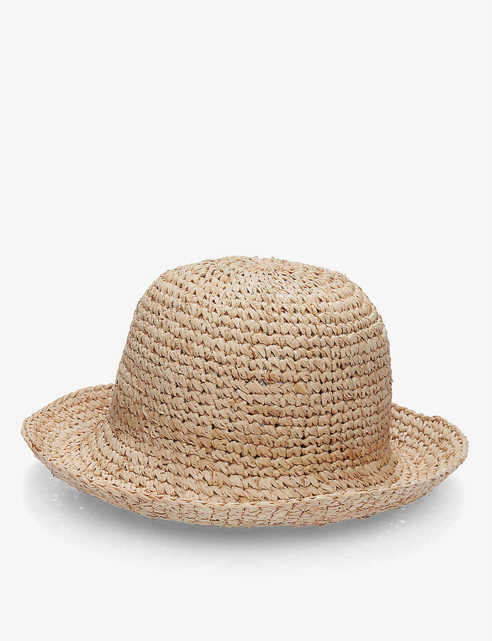 The White Company Raffia straw bucket hat ShopStyle