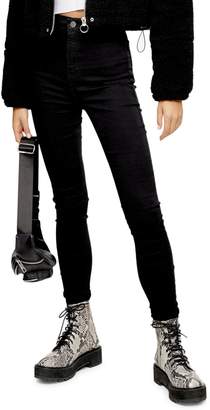 Topshop TALL Black Joni Jeans 32-Inch Leg