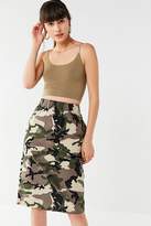 Thumbnail for your product : Stussy Lenny Camo Midi Skirt